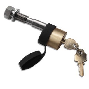 2015 Yukon XL Hitch Pin | Locking | Chrome with Black Cover