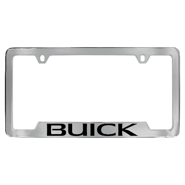 2016 LaCrosse License Plate Holder | Chrome Finish Frame with Black Buick Logo