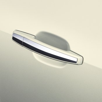 2016 Regal Door Handles | Front and Rear Sets Champagne Silver Metallic with Chrome Insert