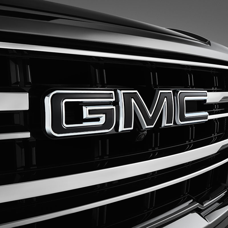 2021 Yukon Black GMC Emblems Front Grille and Rear Liftgate Chrome
