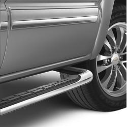 2014 Sierra 3500 Regular Cab Assist Steps | 3 inch Round | Chrome