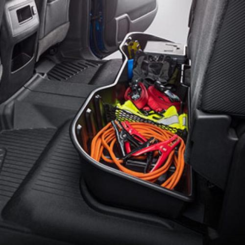 2015 Sierra 2500 Underseat Storage Organizer | Ebony | Double Cab Cab