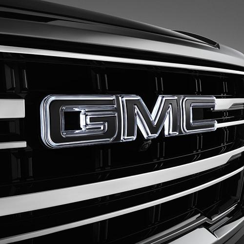 Yukon GMC Emblems Black Illuminated Front Grille Rear Liftgate